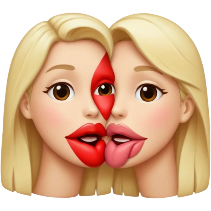 Lip kiss emoji