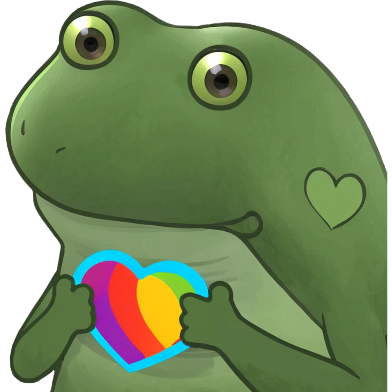 Rainbow heart emoji