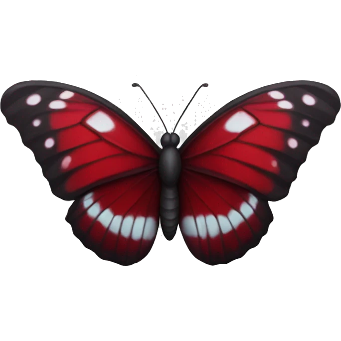 Dark red butterfly  emoji