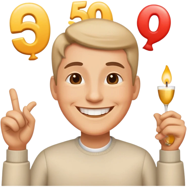 Happy 50th Birthday  emoji