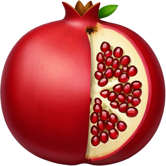 رمانه نصف مفتوحة emoji