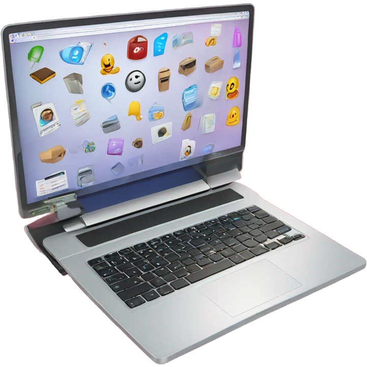 opened laptop emoji