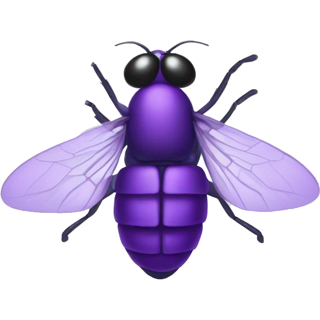 purple fly emoji