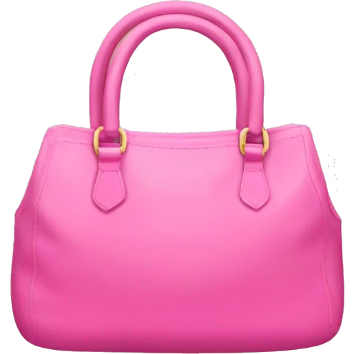 Pink bag emoji