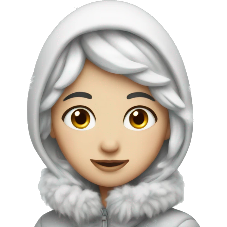 Snow bunny emoji