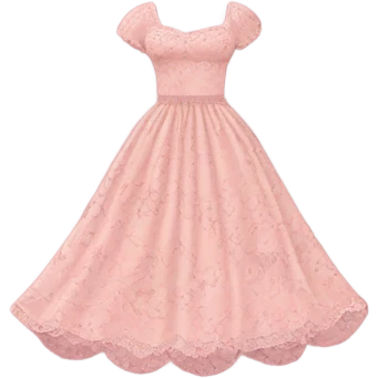 Pink summer dress emoji