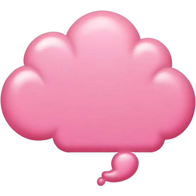 pink thinking emoji