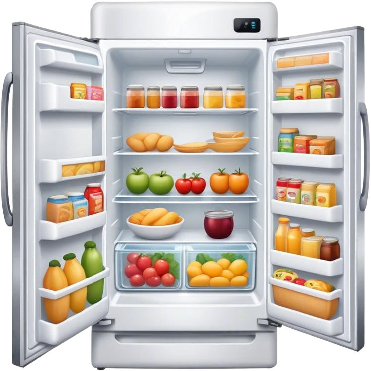 fridge full of fod emoji