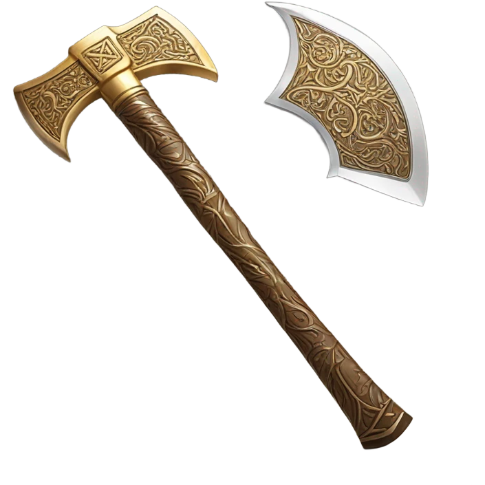 Gold Axe emoji