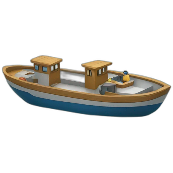 Two boats docking emoji