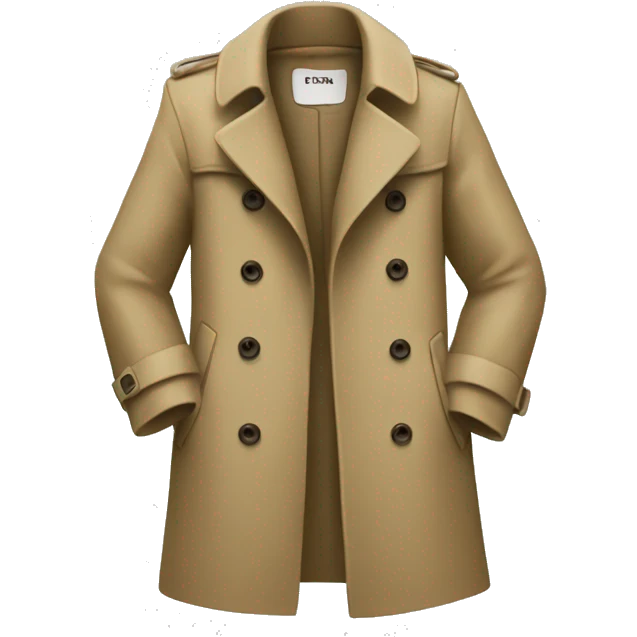 Trench coat emoji