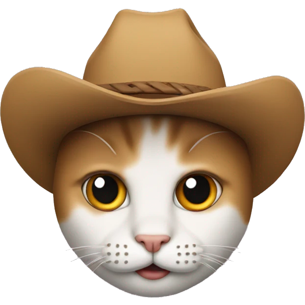 cat emoji mixed with cowboy emoji  emoji