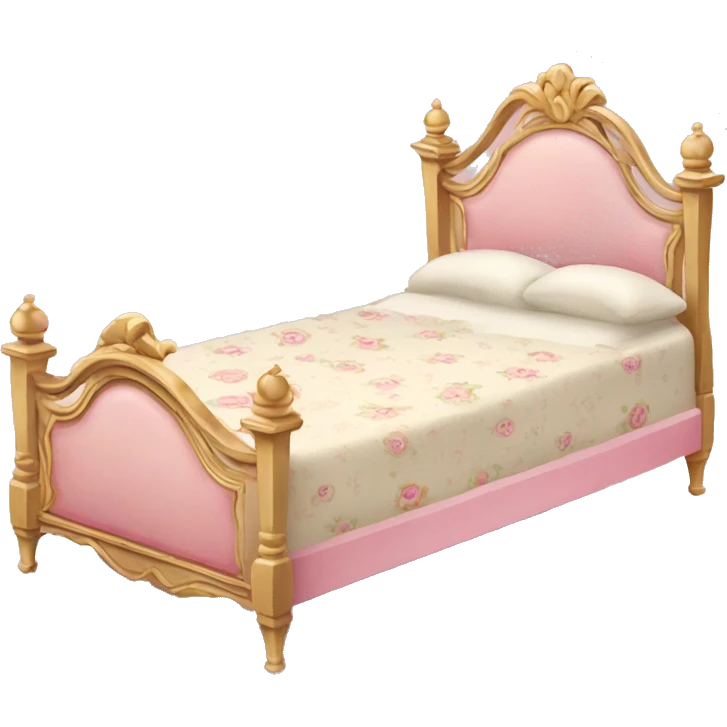 Vintage Princess bed emoji