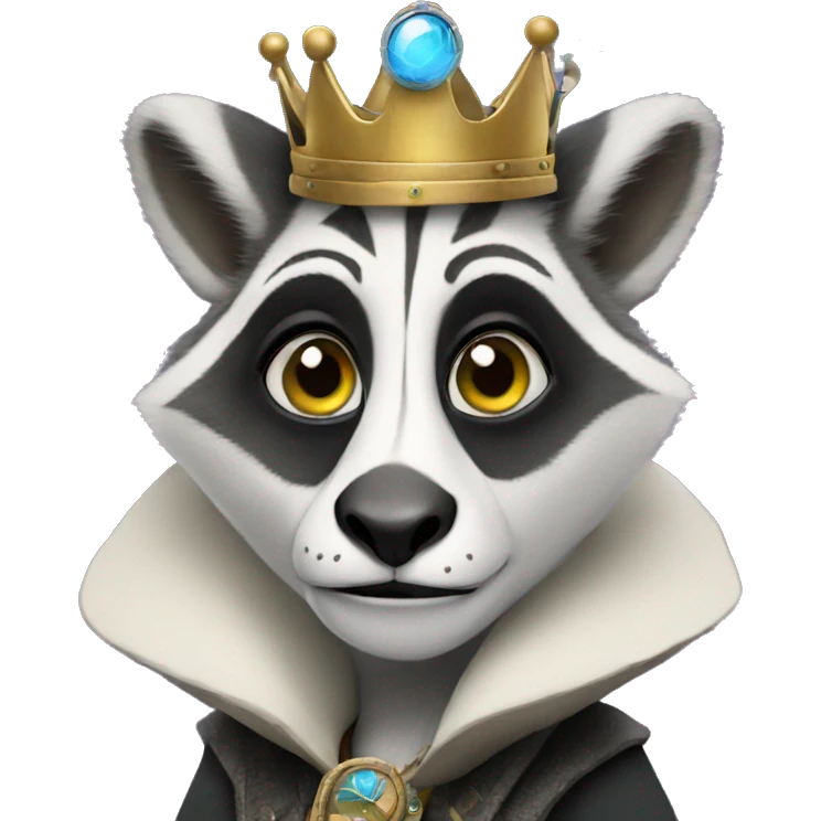 King Julian as a time traveller emoji