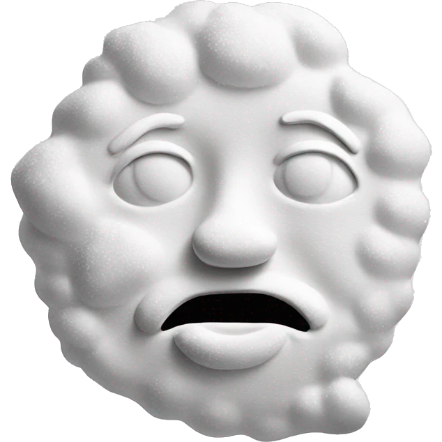 nose over powdered sugar emoji