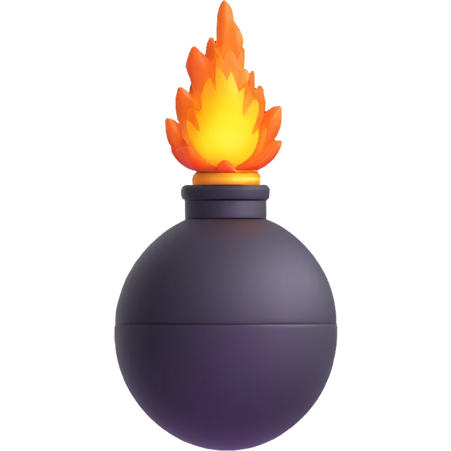 bomb emoji