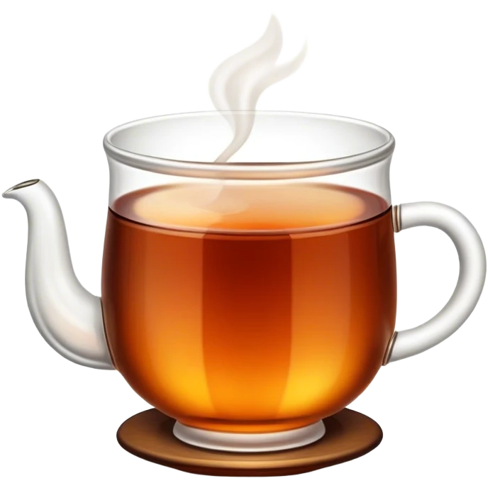Cinematic Realistic Turkish Tea Pop Culture Emoji, featuring an inviting portrayal of a steaming glass of Turkish tea rendered with rich textures and warm, convivial lighting. emoji