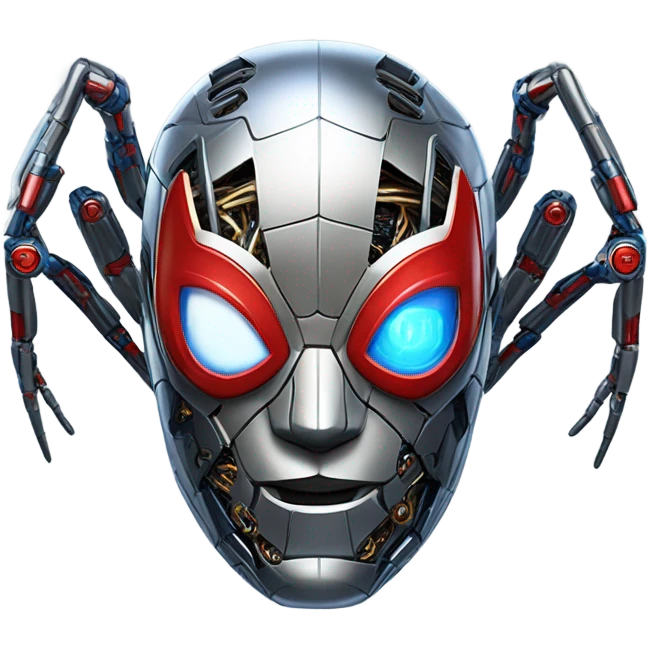 Robot spiderman terminator  emoji