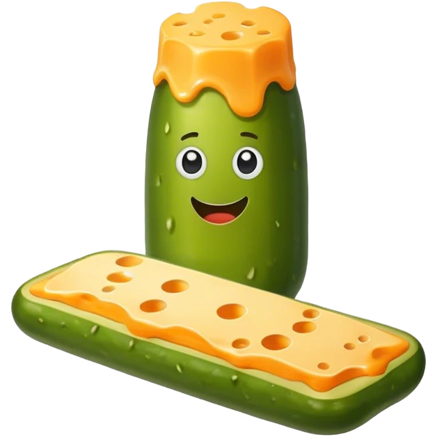 Pickle cheese emoji