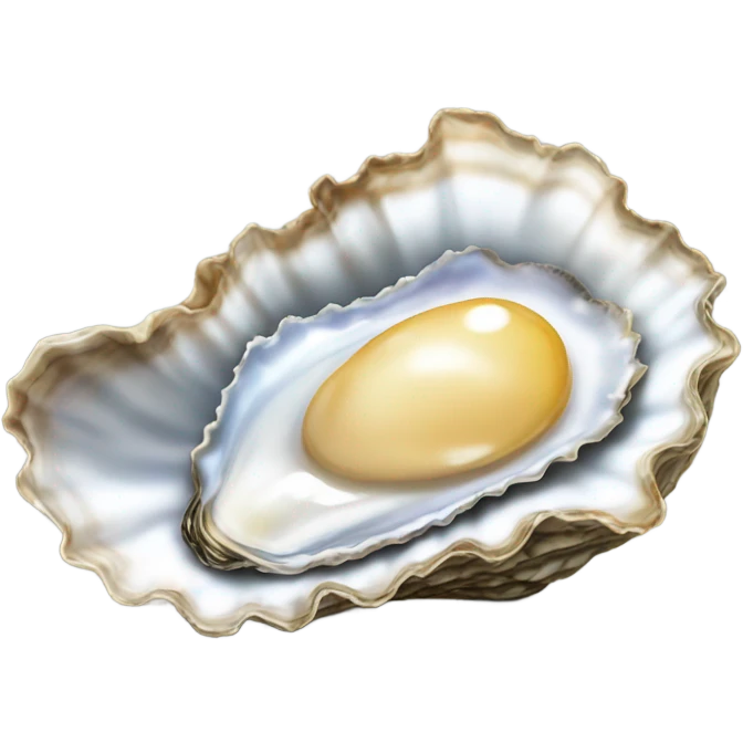 Oyster winking emoji