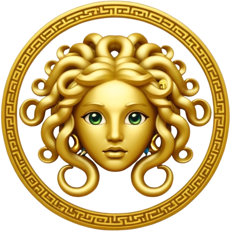 Medusa Versace logo emoji