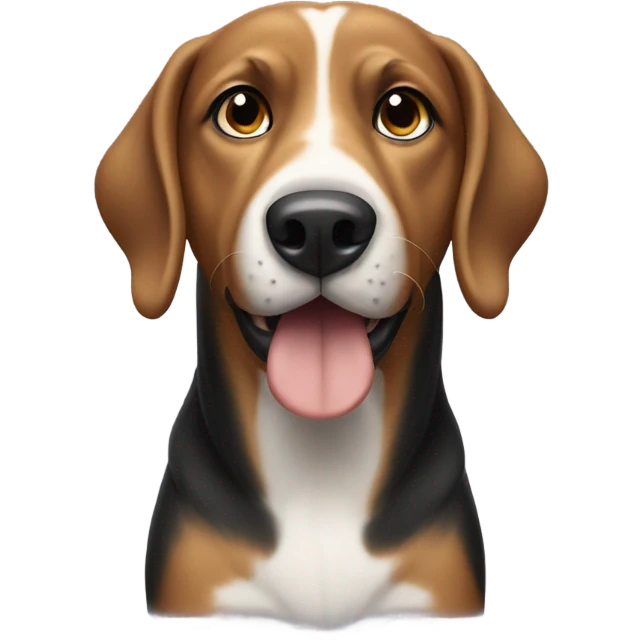Dog in studio  emoji