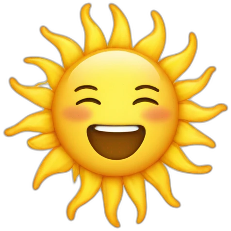 Sun emoji