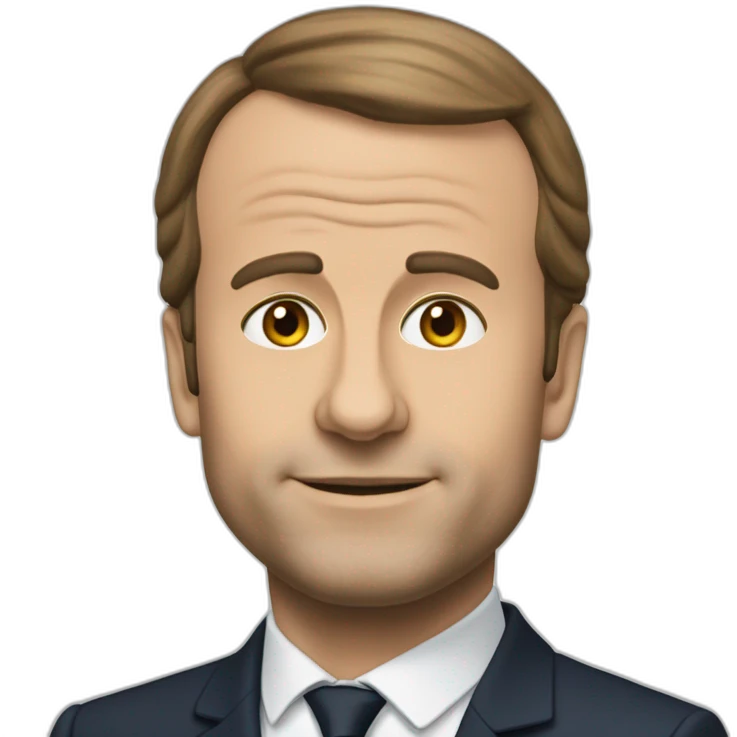 Macron énervé emoji