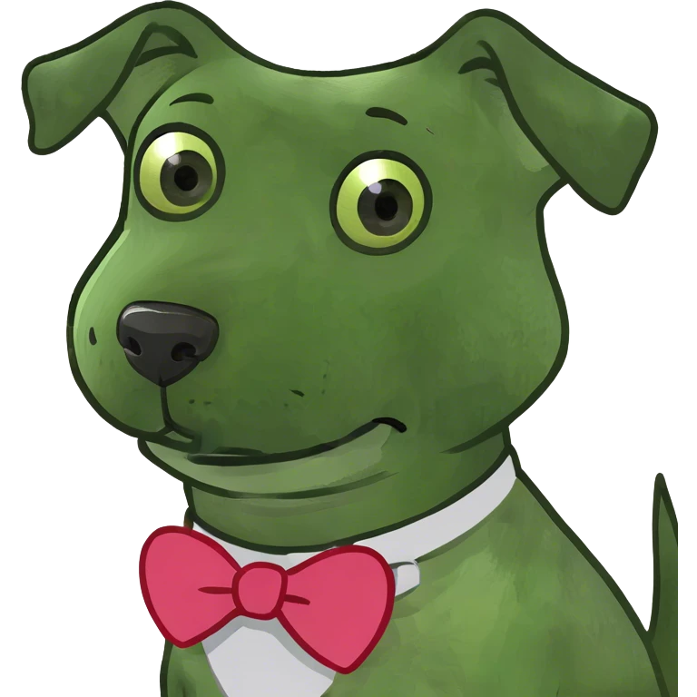 dog with heart eyes emoji