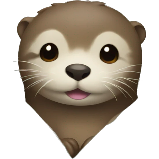 otter cozy in blanket emoji