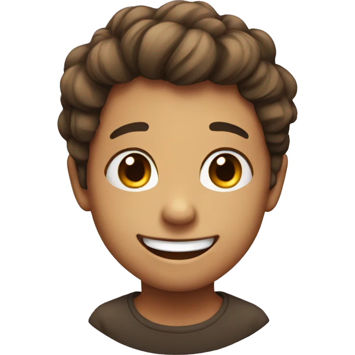 Cute smile emoji