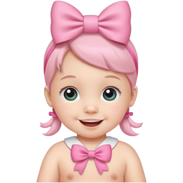 🥺👶🏻🎀 emoji