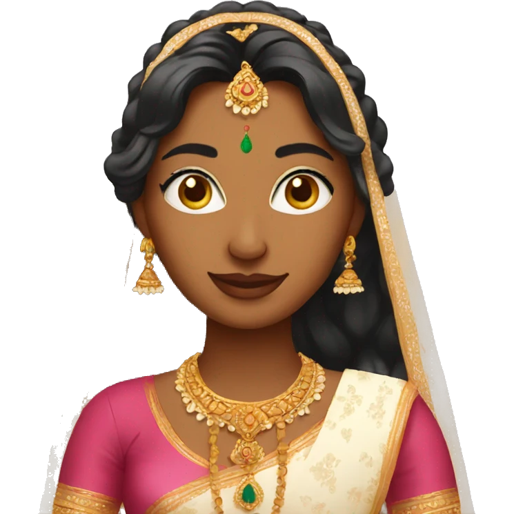 Indian bride honeymoon emoji
