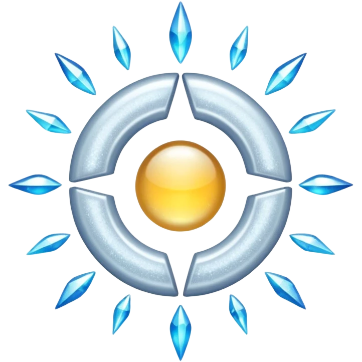 glitter white symbol of health + emoji