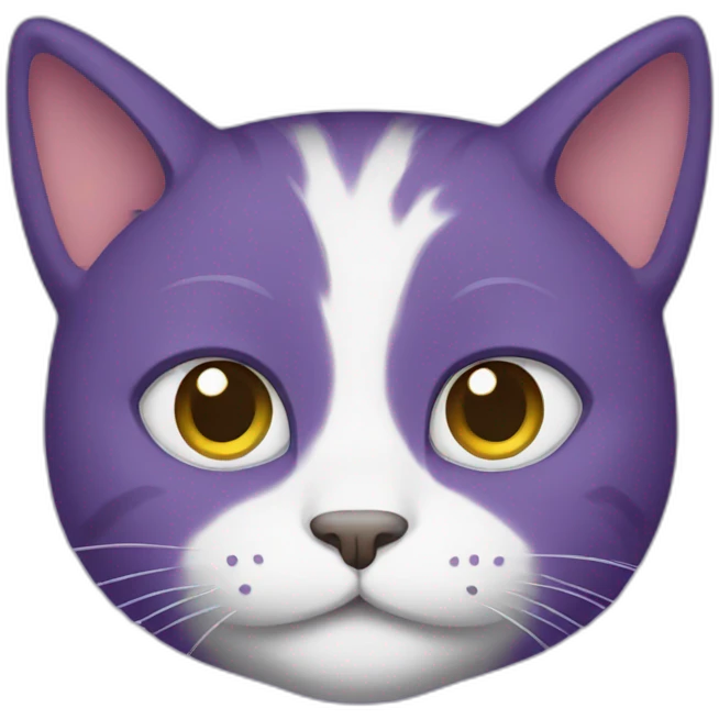Purple cat emoji