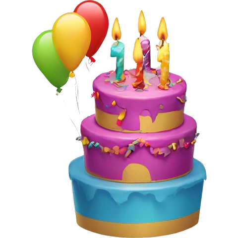 Happy birthday sign emoji
