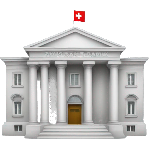 Swiss bank emoji