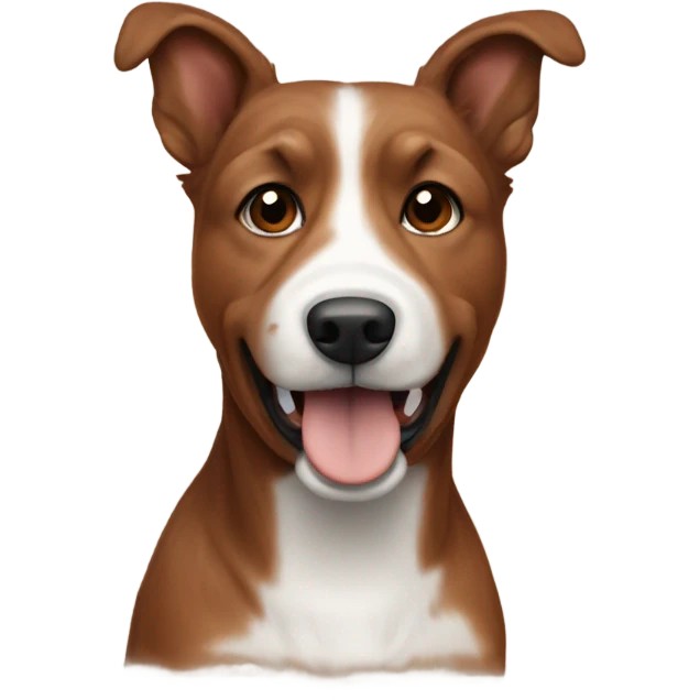 A reddish brown Alaskan terrier emoji