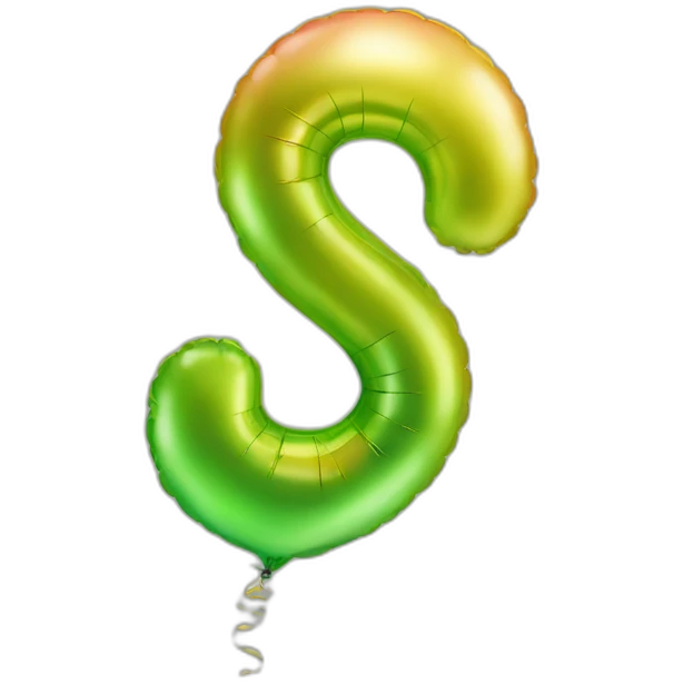 balloon letter six emoji