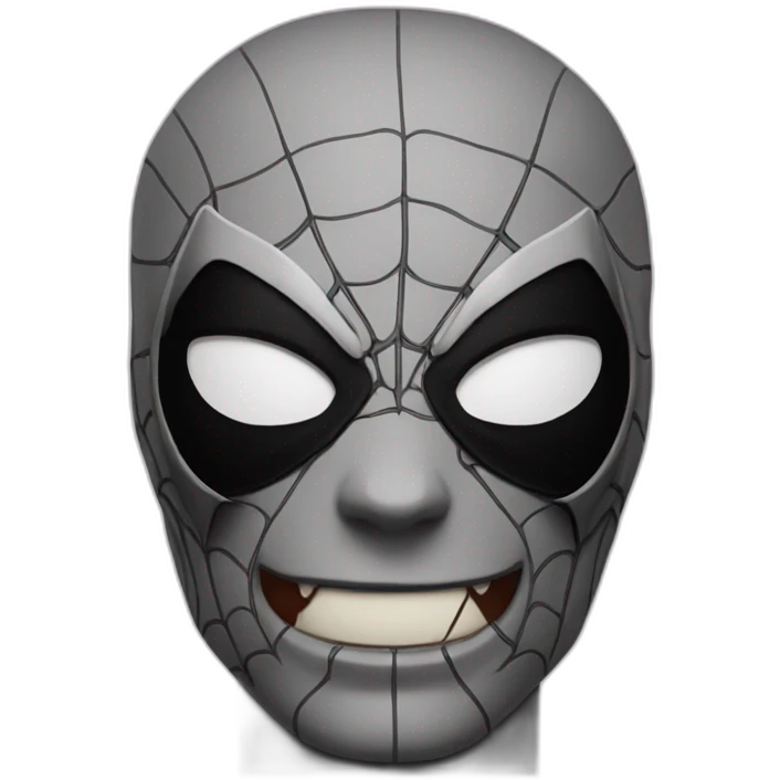 half-spiderman-half-venom emoji