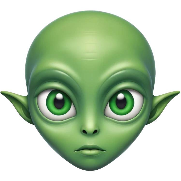 One eye alien emoji