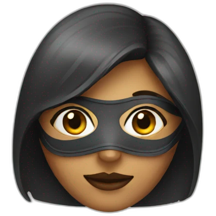 woman with mask  emoji