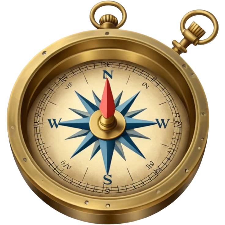 Compass pointing north west emoji