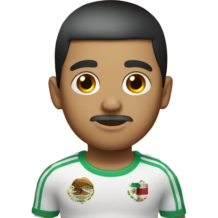 mexican edgar with a bowl cut and tattoos emoji