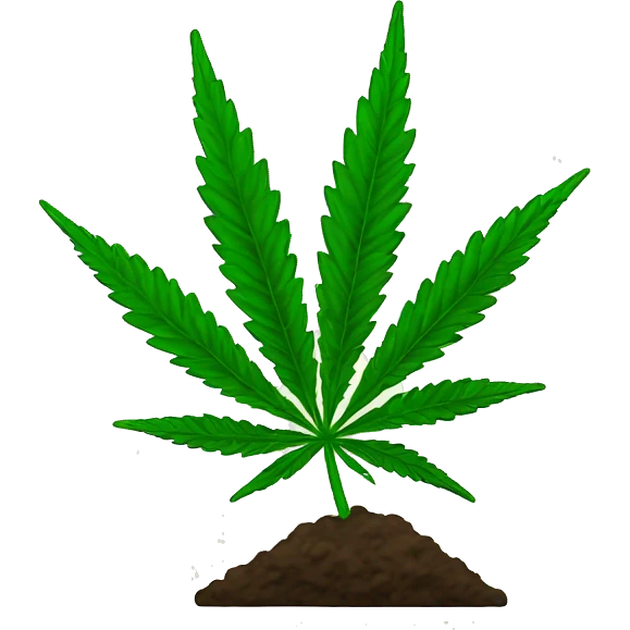 Cannabis plant emoji