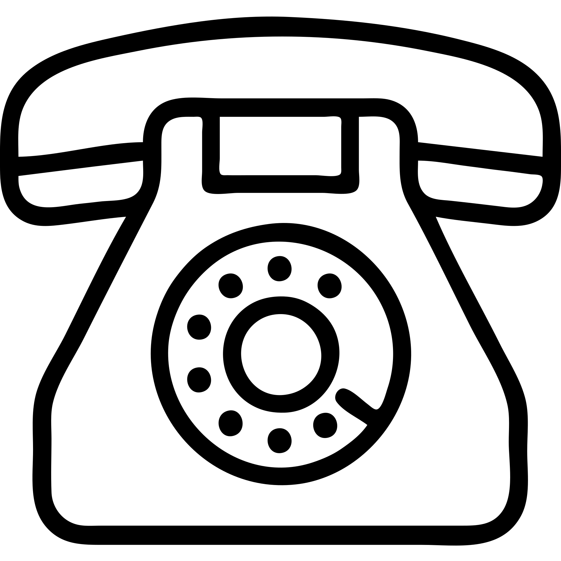 black telephone, vintage phone emoji