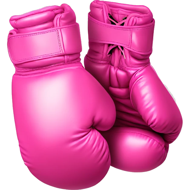 Boxing gloves pink emoji