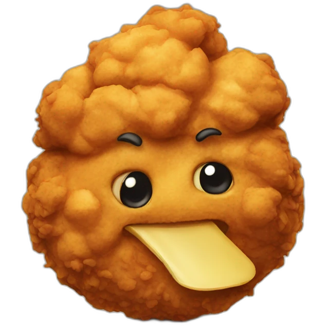 Fried chicken emoji