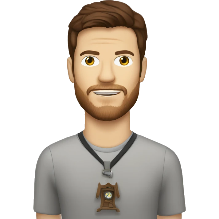 xabi alonso as a cuckoo clock emoji