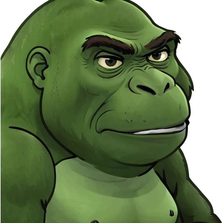 trump as a gorilla emoji